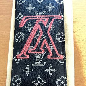 $2295 Authentic LOUIS VUITTON Upside Down Brazza Made n SPAIN CA1118 Long Wallet